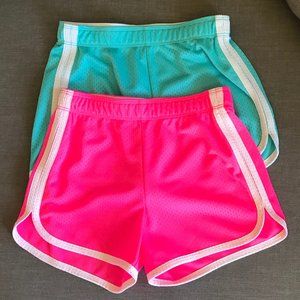 2 Pairs Justice Running Shorts Tea Bag Style